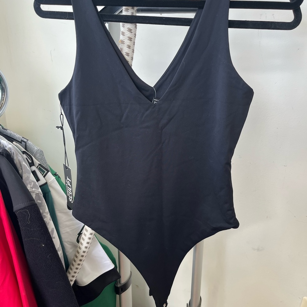 Black V-Neck Bodysuit from Forever 21 new with tags